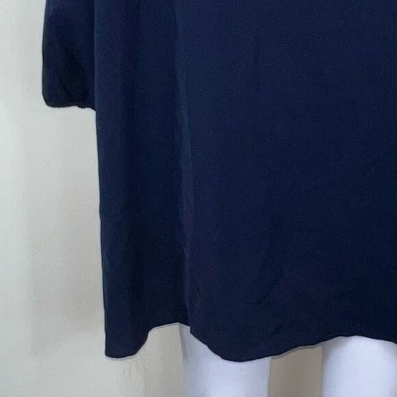 Bloomchic Navy chiffon Tunic With Front Pleating - Picture 11 of 13